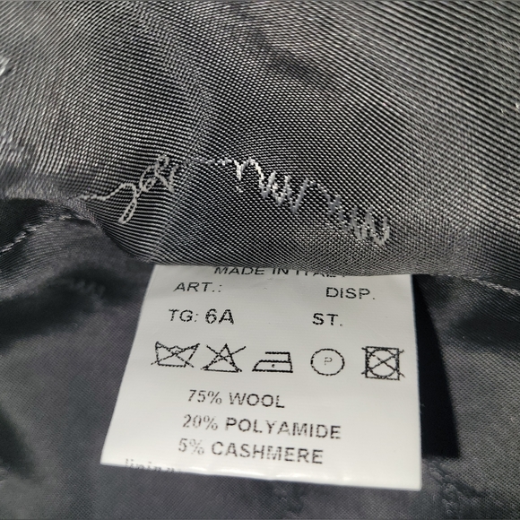 NWT Boy's Mimisol MadeinItaly Gray Herringbone Wool Blazer Jacket Sz 6 MSRP$240 - Picture 15 of 16